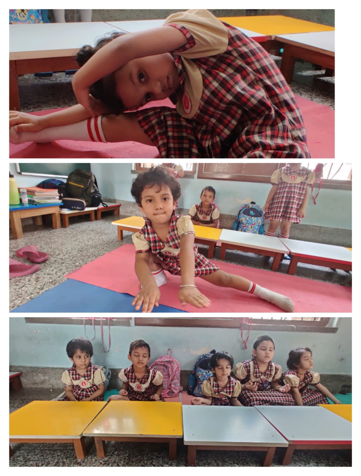 Pre-Primary students celebrated International Yoga Day